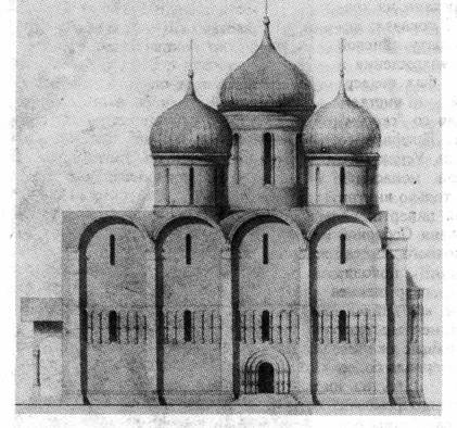 Реконструкция южного фасада Успенского собора Московского Кремля