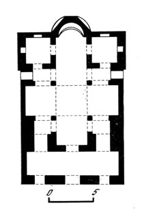 Сида. Церковь 'ЕЕ', VII -  VIII вв. План