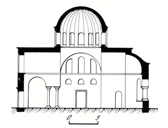 Вира. Церковь. Разрез