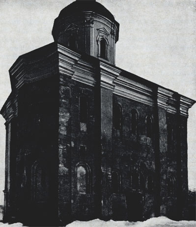 Киев. Михайловский собор Выдубецкого монастыря, 1070-1088 гг. Общий вид с северо-запада