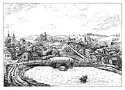 Рис. 11. Рисунок с вида Москва. Пресненские пруды. 1800-гг. [49].