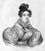 Рис. 15. Рисунок с Портрета Ел. Н. Ушаковой работы Ж. Вивьен, 1833 год [49].
