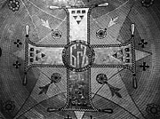 Рис. 39. Мозаика свода центрального нефа, вторая половина 1940-х годов. Фото 1997 года.