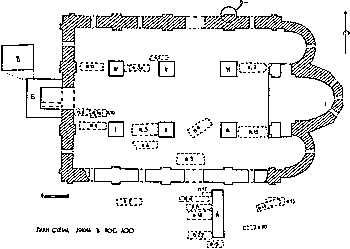 План-схема храма в пос. Лоо