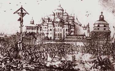 Абрагам ван Вестерфельд. Софийский собор в Киеве. 1651 г.