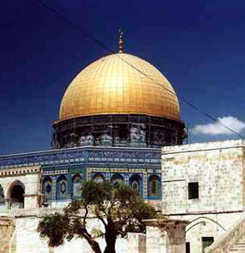 Мечеть Скалы в Иерусалиме. VII век. Общий вид. 