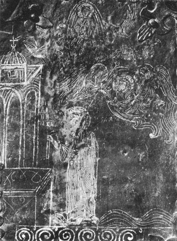 Положение пояса. Деталь Суздальских Златых врат. Начало XIII века.