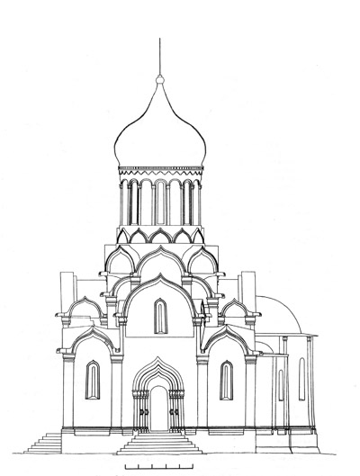 Собор Андроникова монастыря. Реконструкция автора.