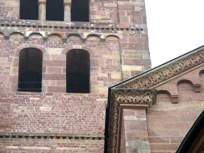 Фрагмент декора собора в Шпейере (Speyer), Германия.