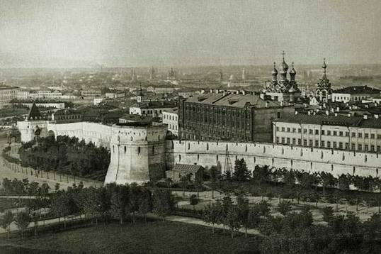 Стены Китай-Города. Фотография 1900 года.